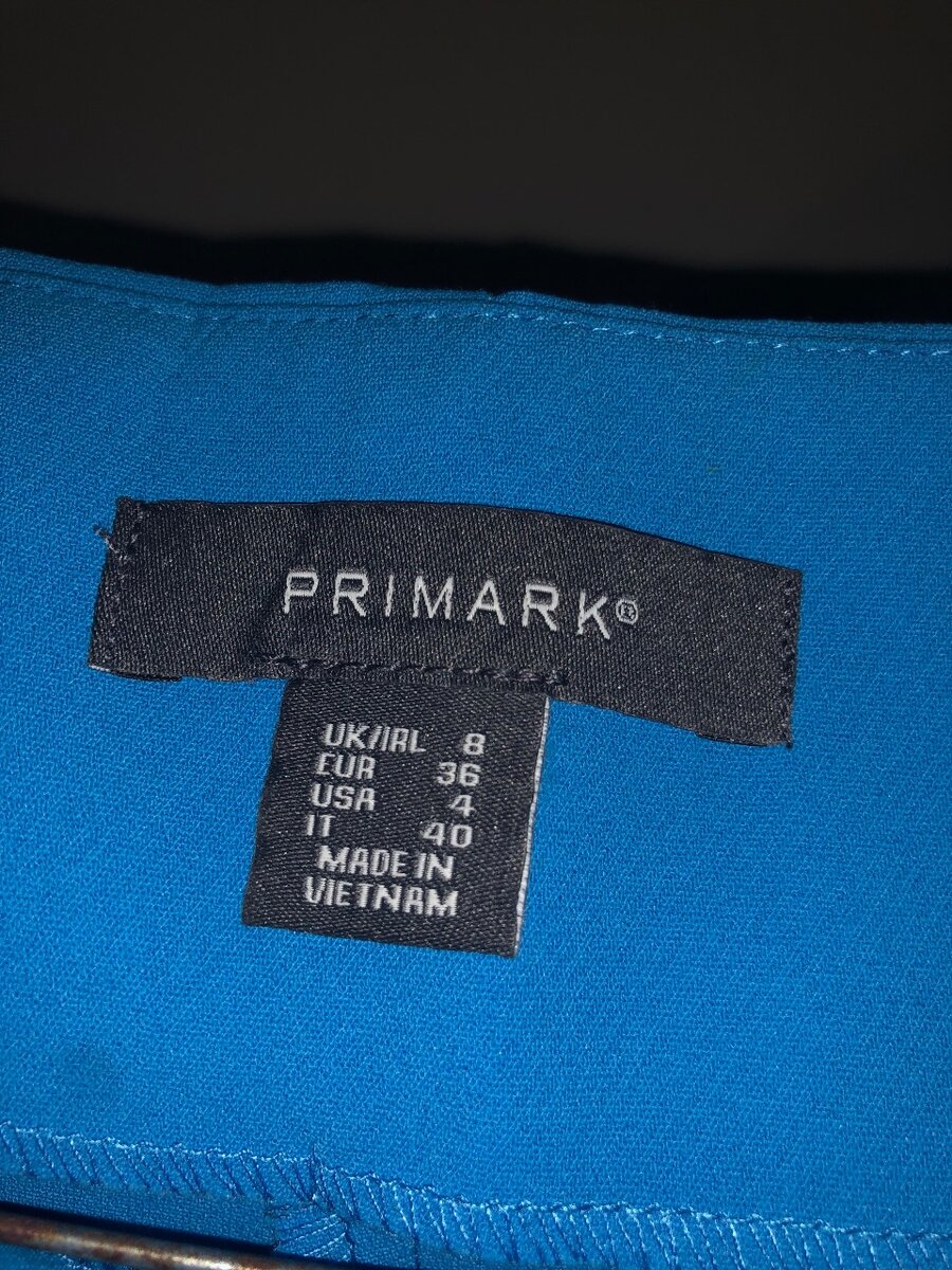 Short bleu primark