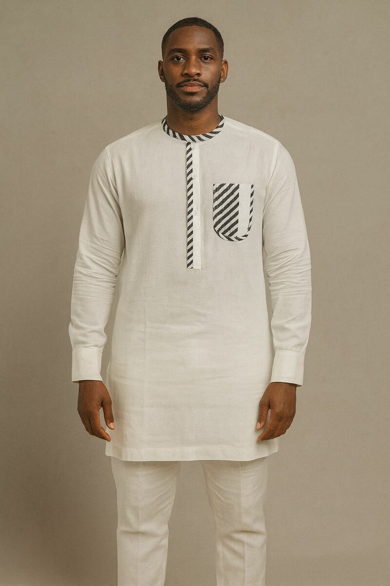 Ensemble tunique pour homme