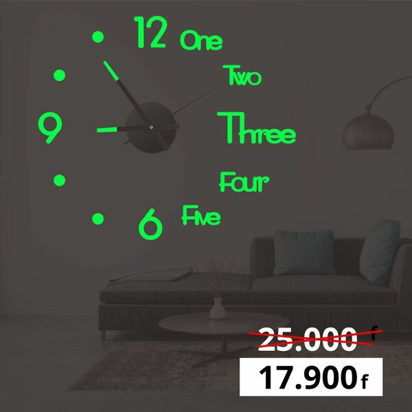 Horloge Murale Lumineuse Design