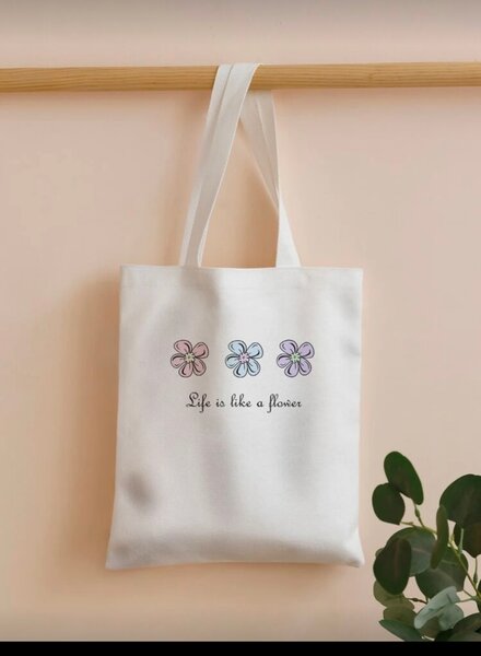 Sac cabas en toile floral