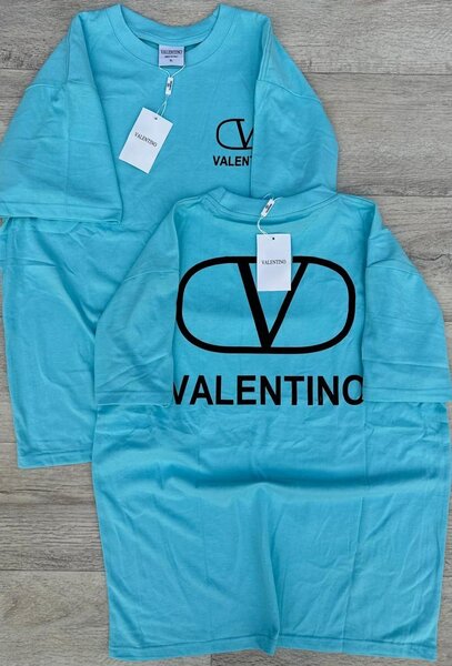 Robe maxi turquoise Valentino