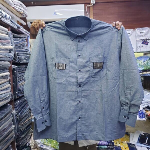 Chemise en jean décontractée