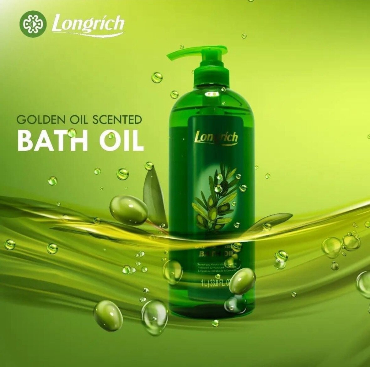 Longrich Huile de Bain Olive