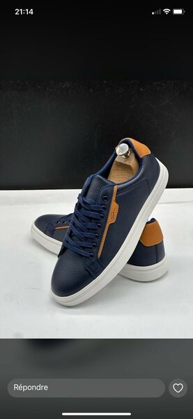 Baskets en cuir élégantes