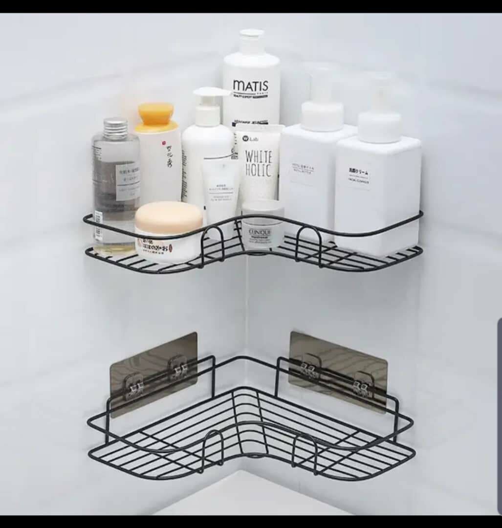 Bathroom corner basket