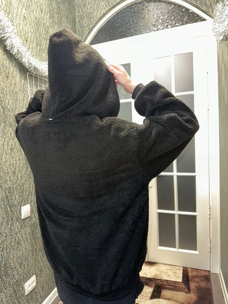 двусторонний бомбер | тедди/дождевик