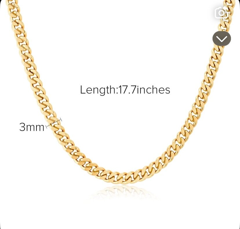 Stainless steel Cuban