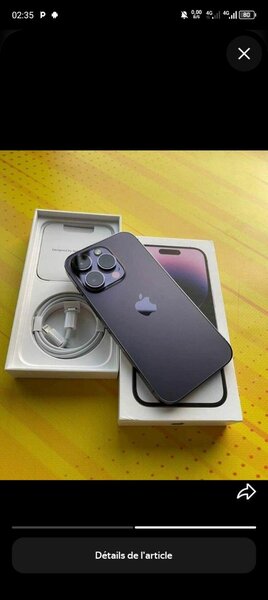 iPhone 14 Pro Boîte Neuve
