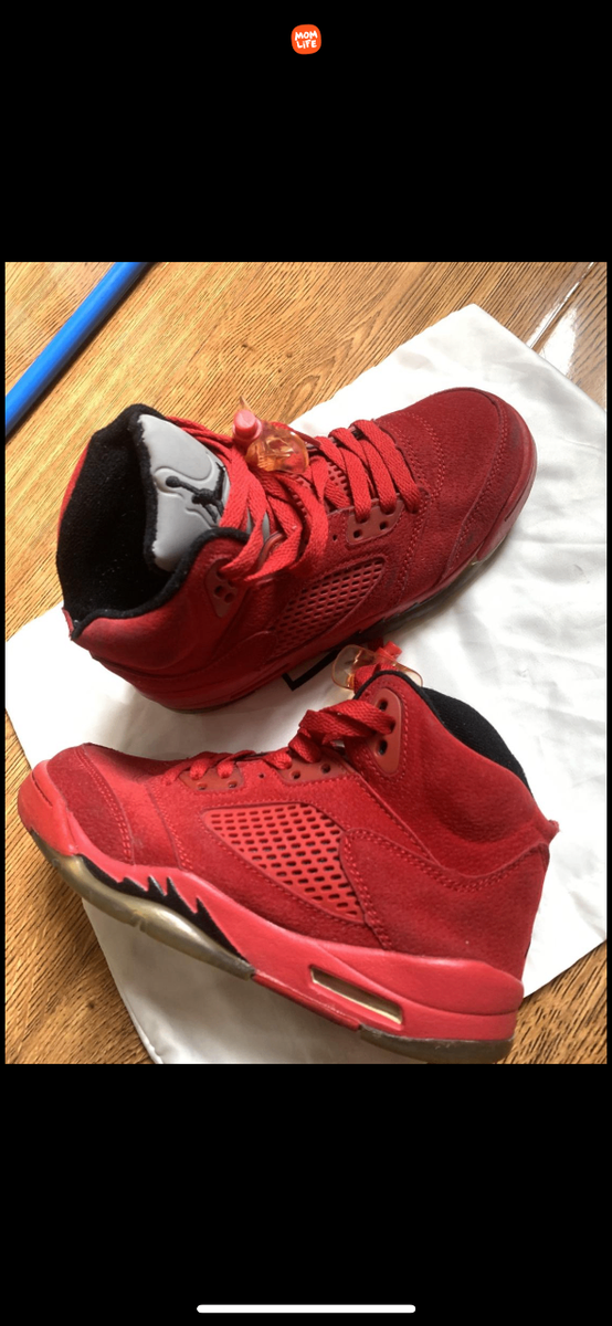 Nike Air Jordan V 5 Red Suede