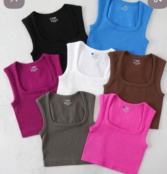 Débardeur court femme