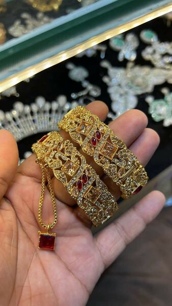 Beautiful gold style bangles