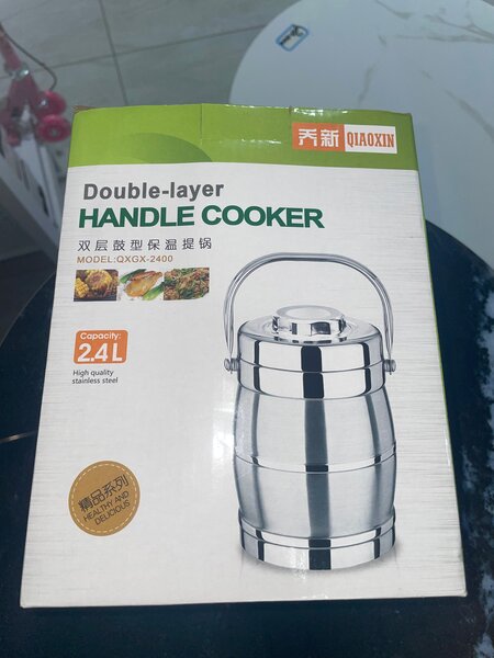 Cuit-vapeur double couche inox