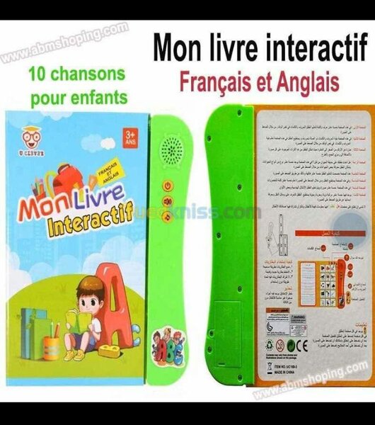 Livre interactif bilingue enfants