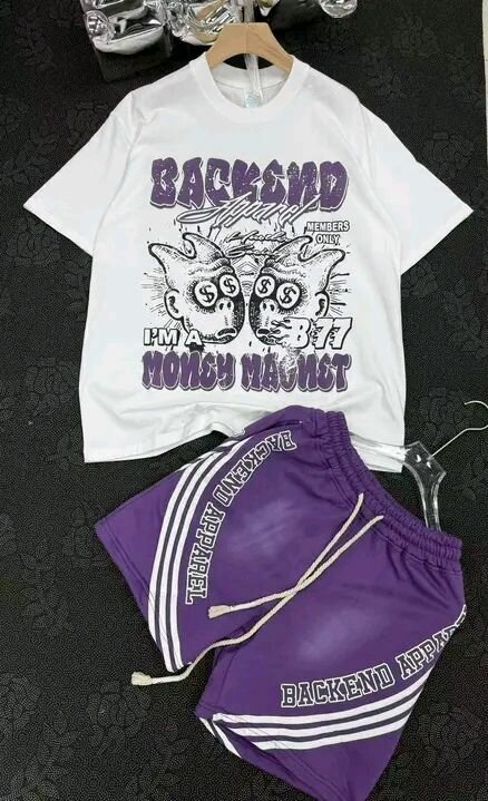 Ensemble T-shirt et Shorts Style Urbain