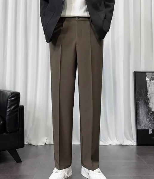 Широкие брюки зеленые