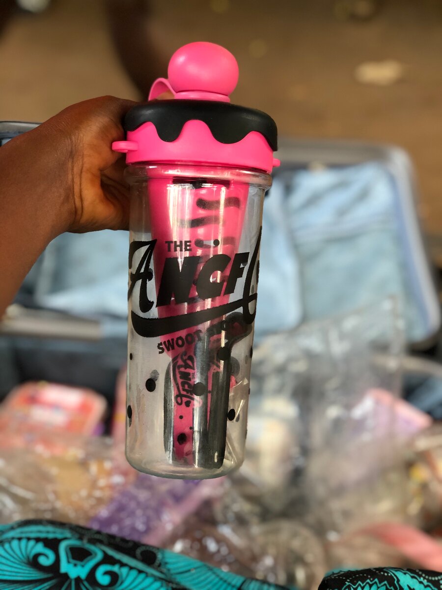 Gourde Smoothie avec Paille