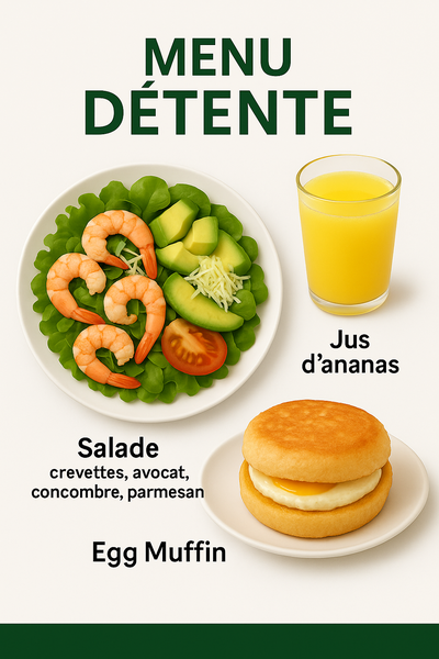 Menu Détente Complet