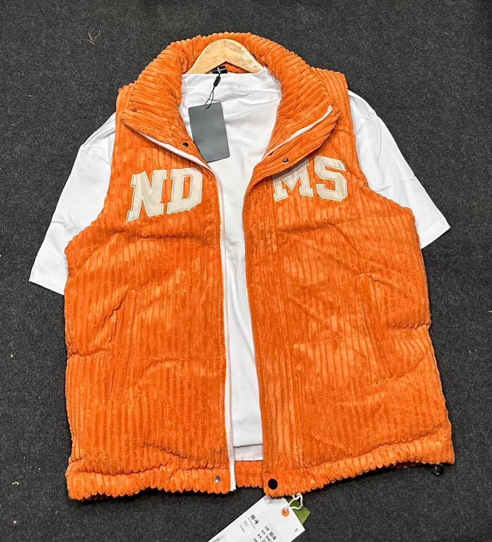 Doudoune sans manches orange