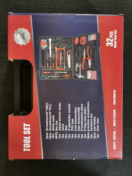 BOÎTE À OUTILS 32 PIÈCES