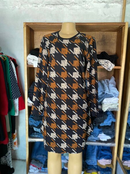 Beautiful and comfortable women's dress with pattern