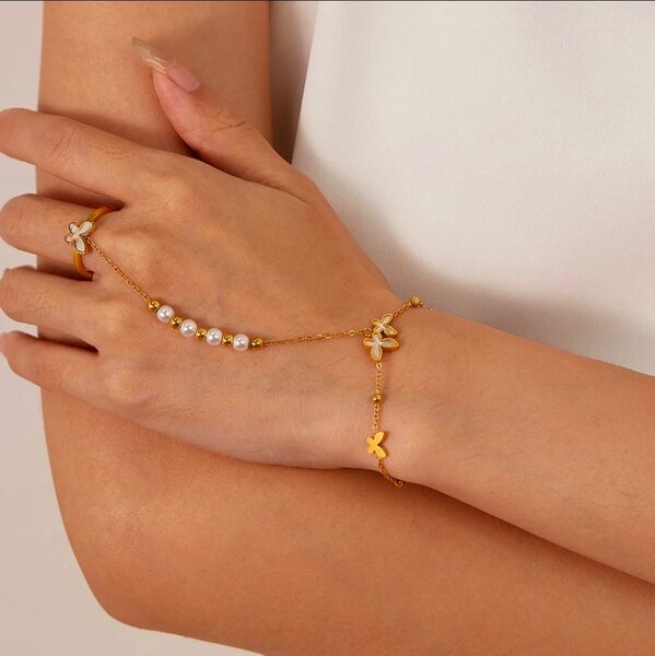Elegant Butterfly Hand Chain