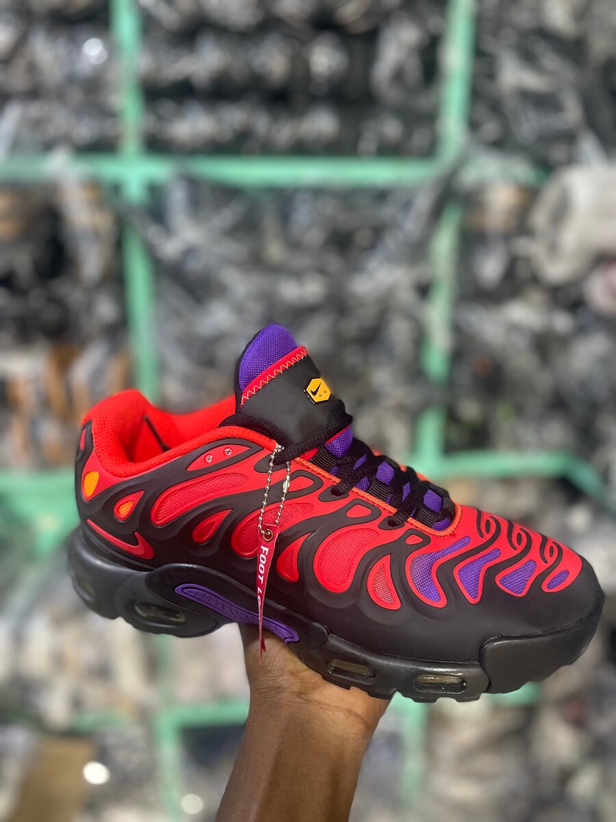 Baskets Air Max Rouge Noir