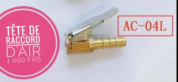 Tête de raccord d'air AC-04L