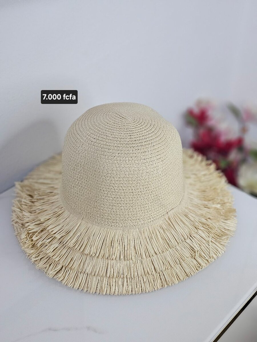 Chapeau d'été en paille