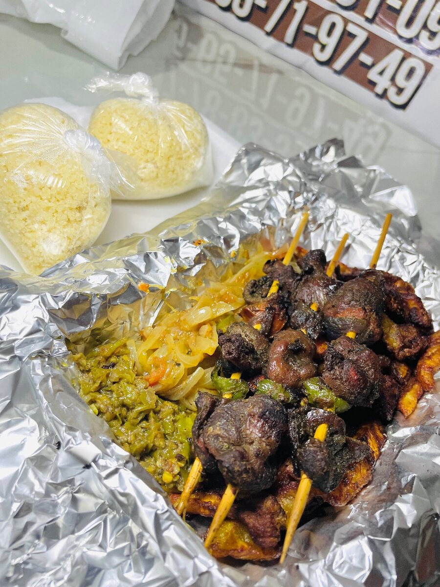 Brochettes de gésiers alloco