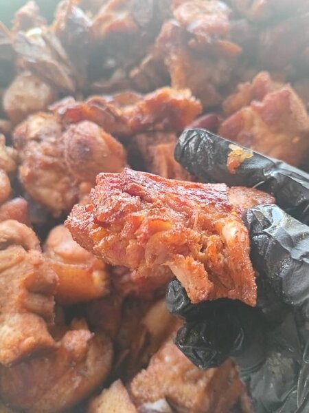 Poulet épicé croustillant