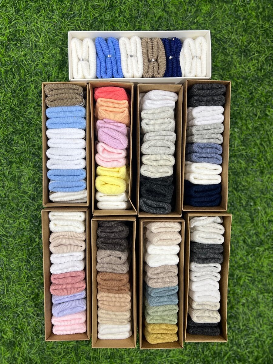 Chaussettes en coton colorées