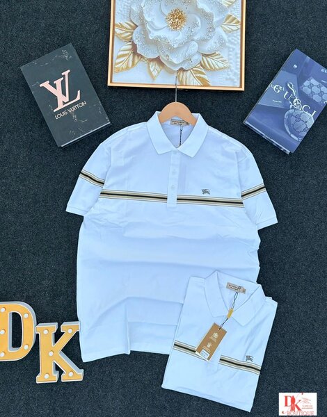 Polo blanc élégant pour homme