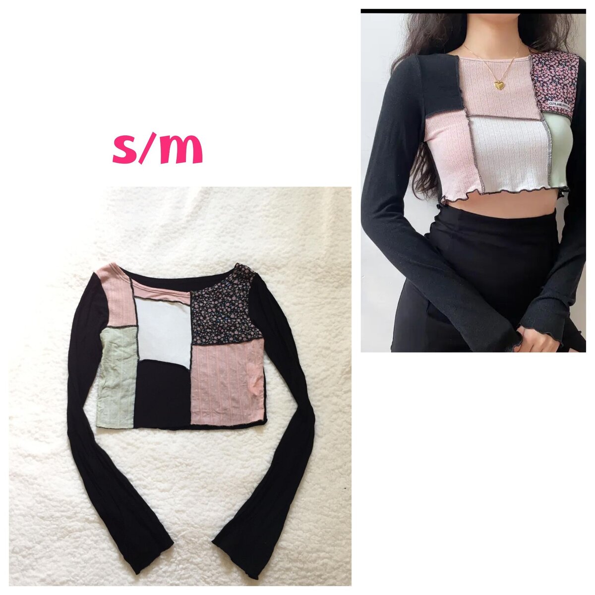 Salaula crop tops and tops