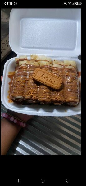 Crêpes garnies Biscoff