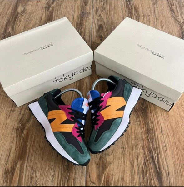 Baskets multicolores