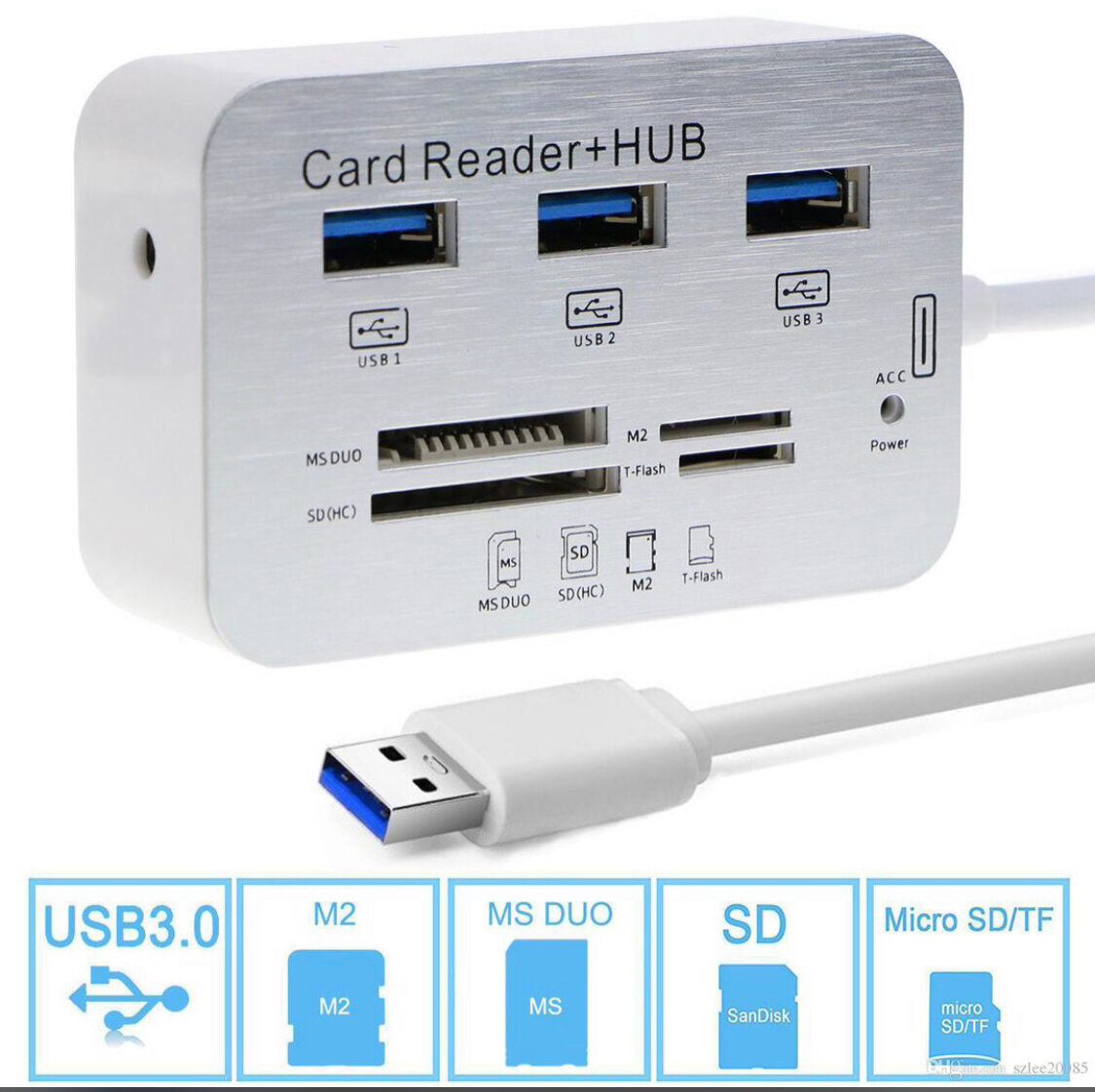 Lecteur de cartes USB 3.0