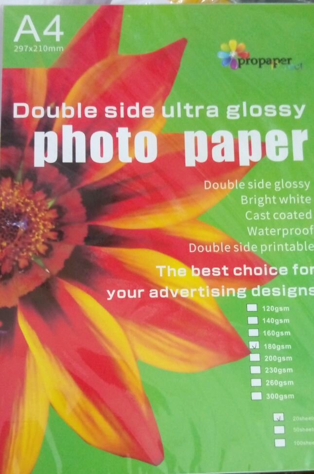 Papier photo Kodak brillant A4