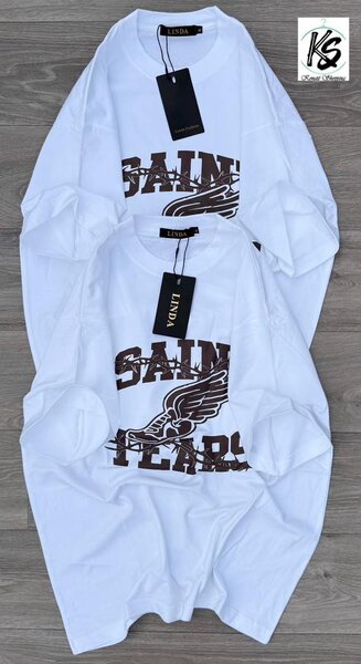 T-shirt blanc imprimé