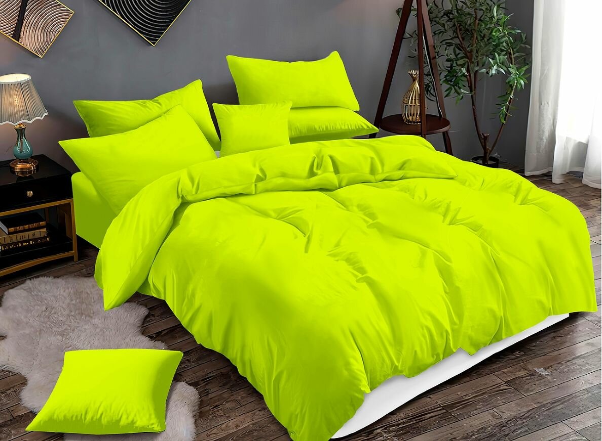 Drap de lit couleur unique en cotton