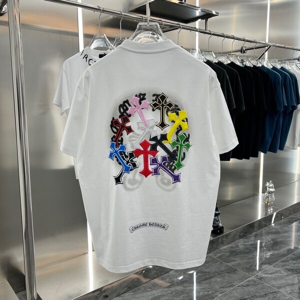 T-shirt unisexe imprimé coloré