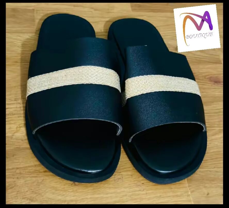 Sandales noires confortables