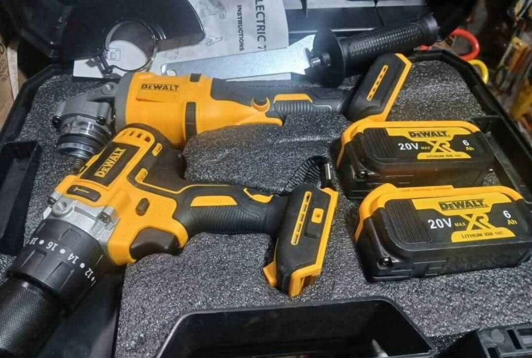 Perceuse Électrique et Meuleuse Sans Fil 20V