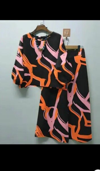 Ensemble Femme Imprimé Abstrait