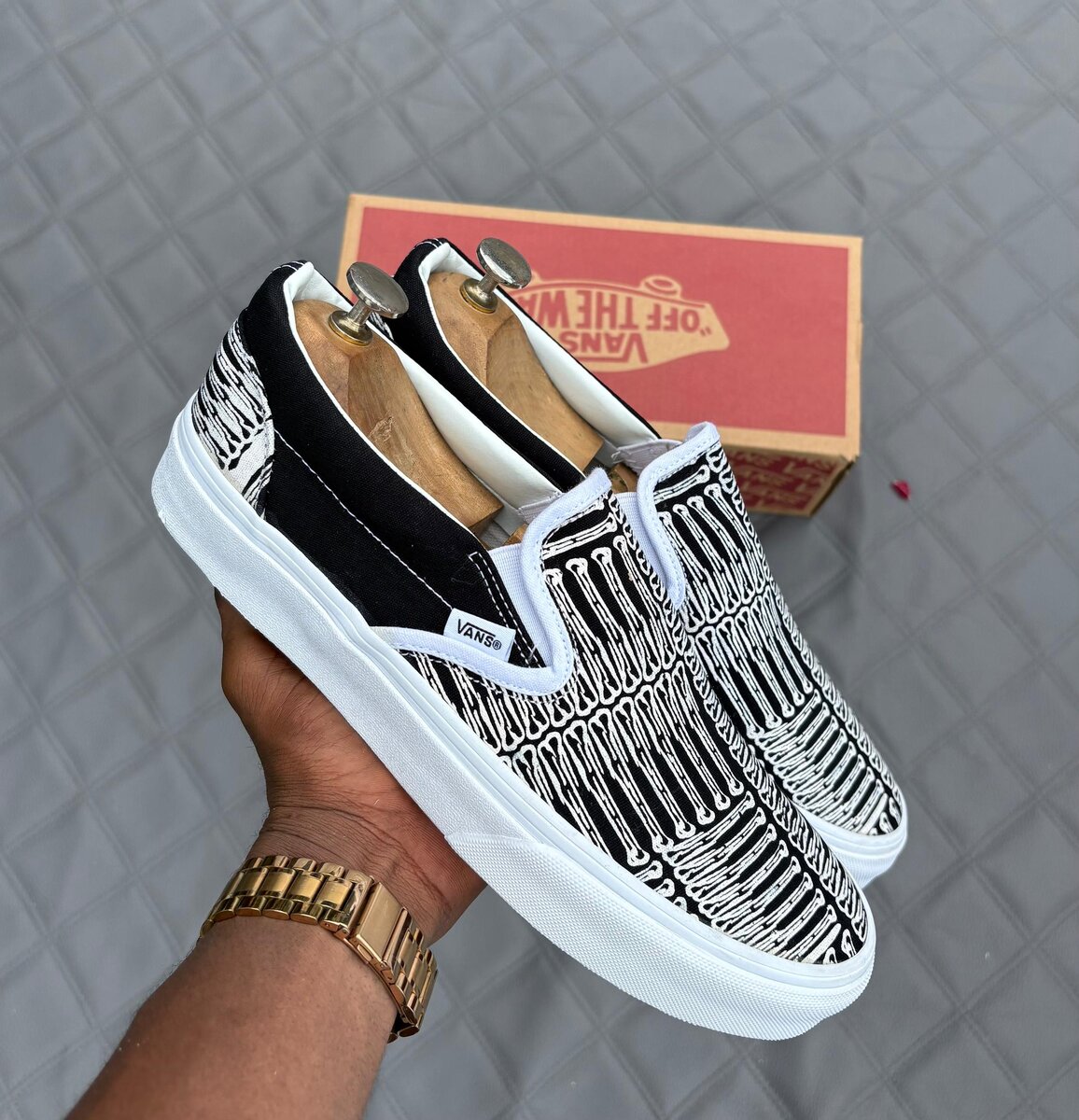 Slip-On Vans Noir et Blanc