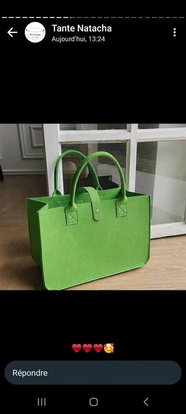 Sac feutre