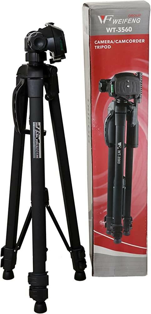 6ft Heavy Duty Tripod Stands For Camera And Phone