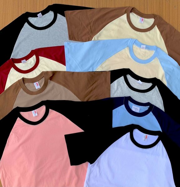 2 Colored Plain T-Shirt