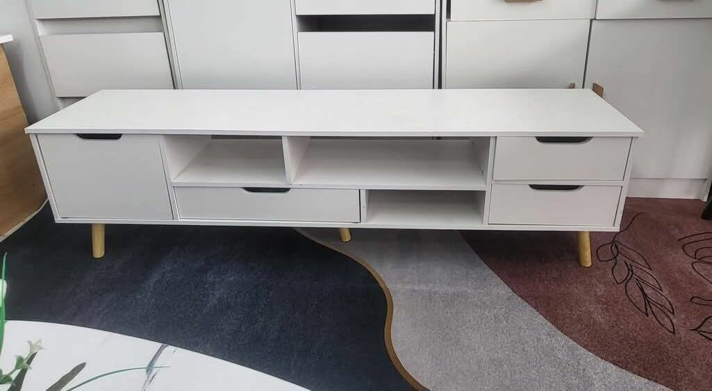 Meuble TV moderne blanc