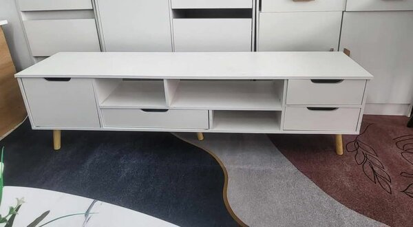 Meuble TV moderne blanc