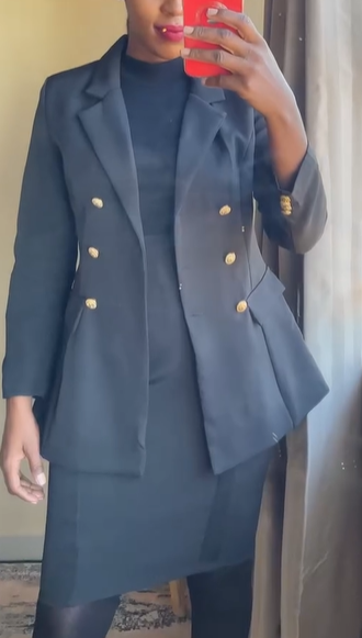 2 pc blazer and skirt